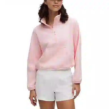 lululemon Brushed Softstreme Half Zip Mohave Brown