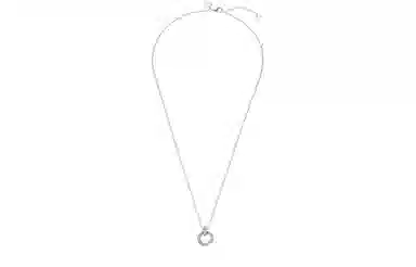 Pandora Double Ring Pendant Necklace
