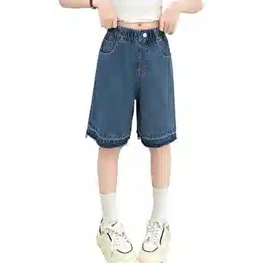 泰迪珍藏 简约个性亲肤五分短裤 儿童款