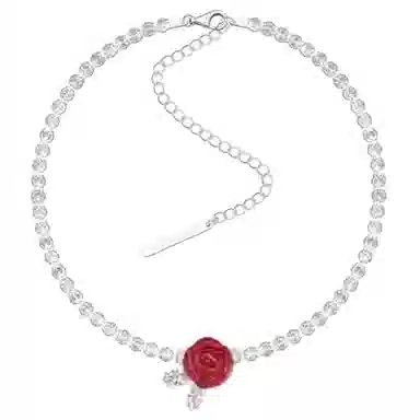 YVMIN Rose Ceramic Necklace