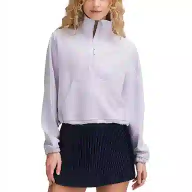 lululemon Brushed Softstreme Half Zip Mohave Brown