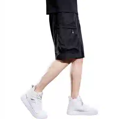 贵色 夏季 美式户外山系冰丝凉感潮流运动休闲五分工装短裤 男女同款