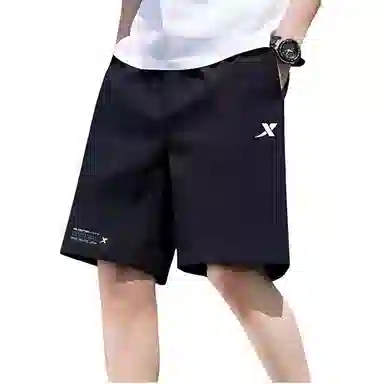 特步 冰丝速干透气休闲短裤 男款