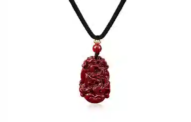 月斐 十二生肖 本命年守护属相生肖 复古国潮 朱砂 项链 男女同款情侣款