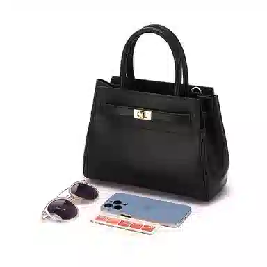 红蜻蜓 简约高级时尚 牛剖层皮革 手提包 女款 多色