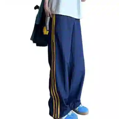 悍戈 美式复古运动基础款时尚简约经典百搭休闲裤 男女同款
