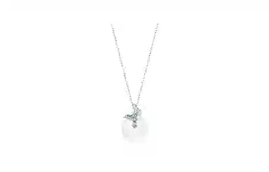 冠饰婵 新中式 蝴蝶平安扣 久紫离火 多财多福 水逆退散 学业顺利 小众高级简约百搭 好运合成/人造 琉璃 项链 女款