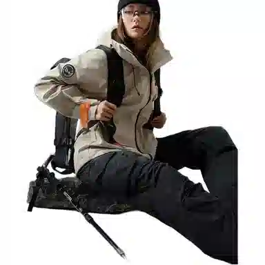 Monster Guardians Hoodie Jacket Khaki Women