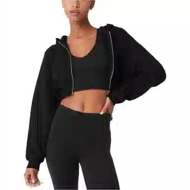 alo yoga Hoodie Jacket Black