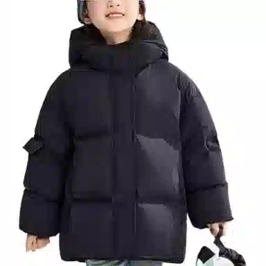 鸭鸭 防风短款保暖鸭绒御寒羽绒服 青少年