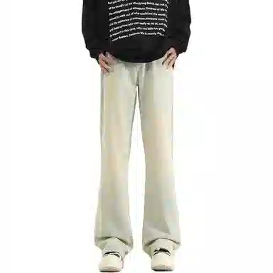 布客行 美式高街复古水洗做旧多种版型设计感百搭休闲裤牛仔裤 男女同款