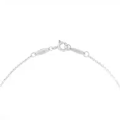 TIFFANY & CO. Elsa Peretti Large Bean Necklace 925 Silver