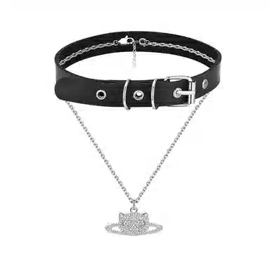 PEACE CAT choker PU
