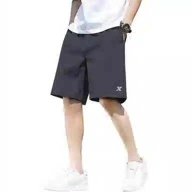 特步 冰丝速干透气休闲短裤 男款