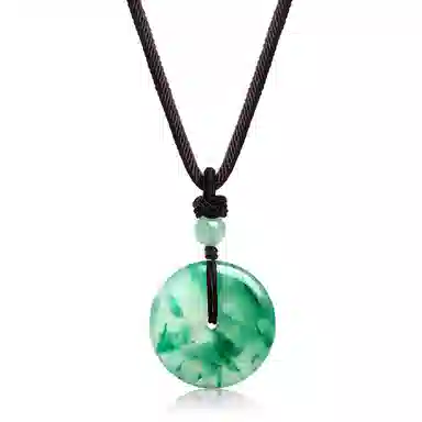 印象眸 平安扣 新中式经典简约平安喜乐福气满满多财多福诸事顺利如意 礼盒包装#好运 独龙玉 项链 男女同款情侣款