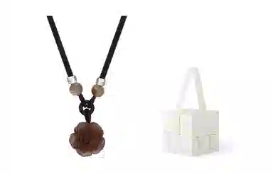 饰伴 小众设计感国潮山茶花可爱时尚潮流百搭高级感精致锁骨链 项链 女款