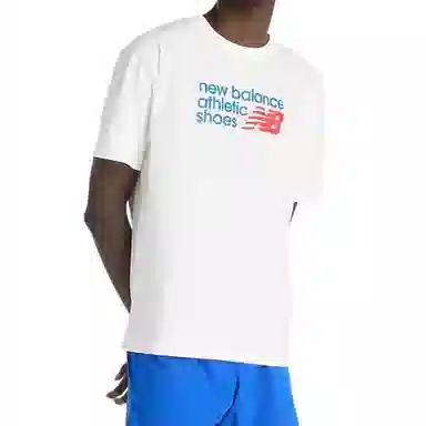New Balance AthleticsPremiumRelaxedChestLogoT-ShirtT