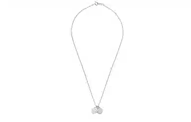 Tiffany & Co. Return to Tiffany Mini Double Heart Pendant Necklace