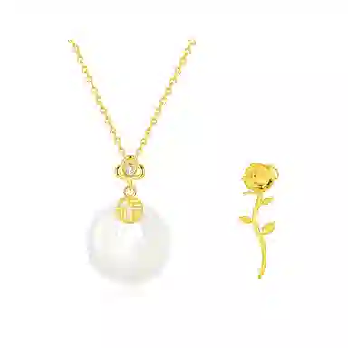 【高品质 S925银】六桂福 福气平安扣新中式福牌如意吊坠银镶玉时尚锁骨链显白清冷如意转运平安聚财纳福 福韵金 好运 玉髓 玉石项链 女款