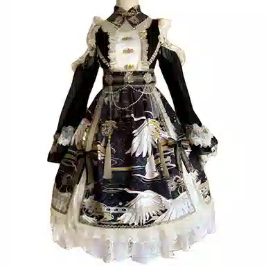 豹了个猫 印花舒适简约萝莉装 女款