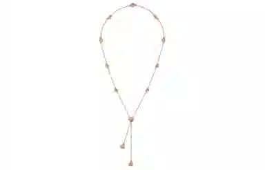 CHARLES&KEITH Rose Garden Adjustable Necklace Rose Gold Silver