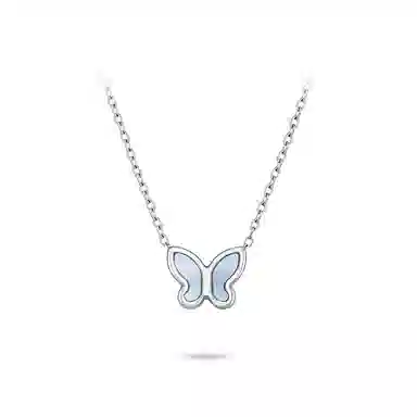 PARAS KORS Blue Butterfly Pendant Necklace