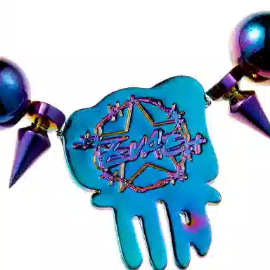 EVAE+MOB Cosmic Candy Skull Necklace