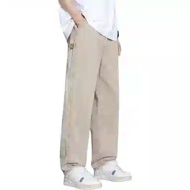 羽浅 休闲简约宽松直筒长裤美式高街多色水洗牛仔裤 男女同款