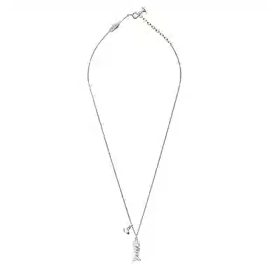 Vivienne Westwood Lyall Saturn Pendant Necklace Silver