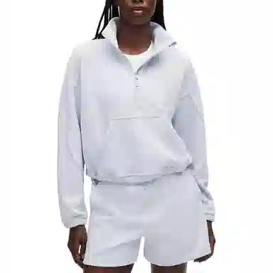 lululemon Brushed Softstreme Half Zip Mohave Brown