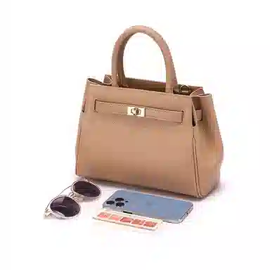 红蜻蜓 简约高级时尚 牛剖层皮革 手提包 女款 多色