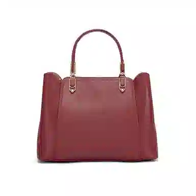 红蜻蜓 经典复古 大容量凯莉包 牛皮 手提包 中号 女款 多色