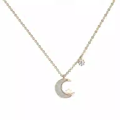 Lanying Moon Crystal Necklace