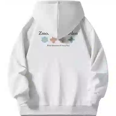 ZMOH Letter Print Hoodie
