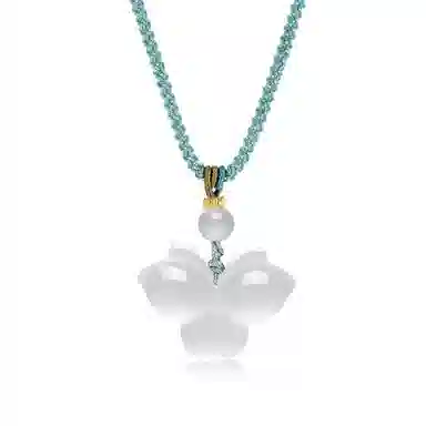 佐卡伊 如意小蝴蝶 高级小众编织新中式平安闺蜜 玛瑙 项链 女款