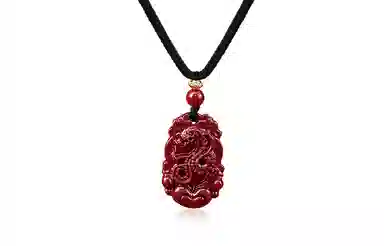 月斐 十二生肖 本命年守护属相生肖 复古国潮 朱砂 项链 男女同款情侣款