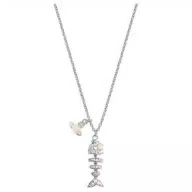 Vivienne Westwood Lyall Saturn Pendant Necklace Silver