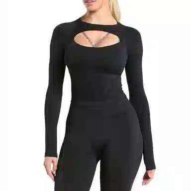 GYMSHARK Apex Contrast Long Sleeve Tee