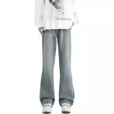 布客行 美式高街复古水洗做旧多种版型设计感百搭休闲裤牛仔裤 男女同款