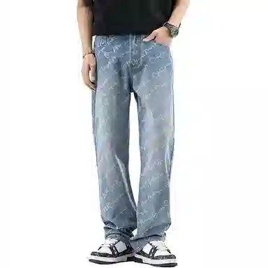 Baomika Retro Straight Jeans