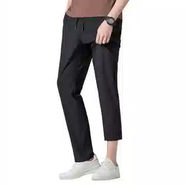 老爷车 纯色高弹直筒宽松休闲裤 男款