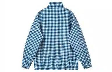 王者荣耀 美式高街两面穿格子立领外套宽松舒适青少年高颜值休闲百搭时尚夹克衫 男女同款