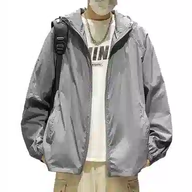 顶峰保罗 无性别主义冰丝防紫外线连帽夹克外套轻薄透气皮肤衣户外运动登山钓鱼防晒服 男女同款