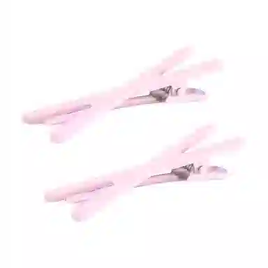 希铃 甜心彩色交叉侧边刘海 亚克力 发夹 女款