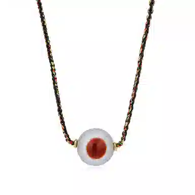 佐卡伊 羊板眼天珠 玛瑙 项链 男女同款情侣款