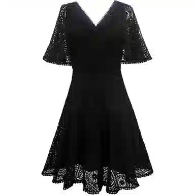 BrandName Lace A-Line Dress