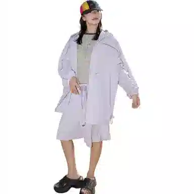 黑恐龙 潮牌户外运动休闲凉感舒适透气宽松百搭休闲防晒服 男女同款