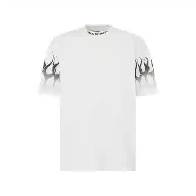 Vision of Super FW23 Flame Print Crewneck T-Shirt Black