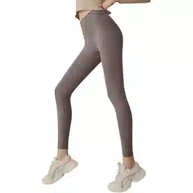 达兹 提臀高腰纯色修身运动长裤 女款