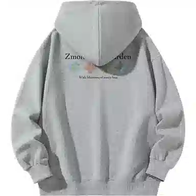 ZMOH Letter Print Hoodie